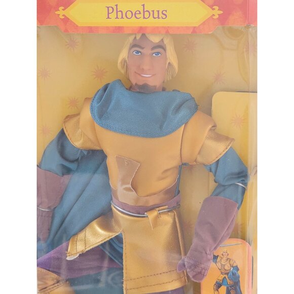 Disney The Hunchback Of Notre Dame Phoebus Poseable Action Figure With Armor & S - Picture 5 of 8